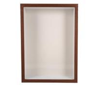 CIMAXIC A3 Walnut Wooden Dried Flower Frame Shadow Box with 5cm Depth, Window Display Case for Preserved Floral Specimens and Home Décor