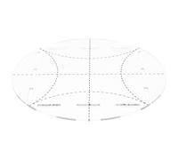 CIMAXIC Acrylic Patchwork Ruler for Sewing and Embroidery, Professional Quilting Ruler Made of Sturdy Acrylic, Easy to Use and Designed to Work Efficiency for Hobbyists and Professionals