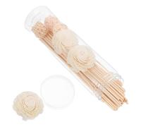 CIMAXIC Aroma Diffuser Sticks for Home and Bedroom, Beige Rice Paper and Rattan Material, Easy to Use with Effective Odor Elimination, Fragrance for Living Room