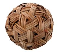 CIMAXIC Bamboo Woven Ball 15cm Decorative Bamboo Hollow-out Ball Table Ornament Natural Craft Home and Office Desk Décor Accessory