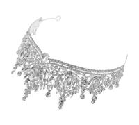 CIMAXIC Baroque Wedding Tiara Crown for Women with Silver Rhinestones Bridal Headband Luxury Crystal Princess Headpieces Suitable for Wedding, Prom, and Costume Parties
