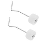 CIMAXIC Bass Drum Beater Set Drum Pedal Accessories Metal Handle and Felt Hammers for Music Styles