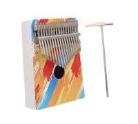 CIMAXIC Beginner-friendly Kalimba Compact Music Instrument for Boys and Girls Portable Thumb Piano Case Cleaning Cloth and Key Stickers