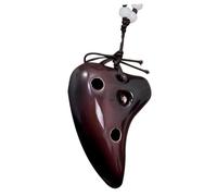 CIMAXIC Beginner Ocarina Ceramic Instrument Necklace for Boys and Girls Musical
