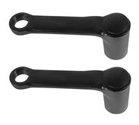 CIMAXIC Bicycle Replacement Crank Lever Arm 2pcs Black Pedal Foot Metal
