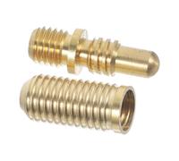 CIMAXIC Billiard Cue Joint Screws in Golden Copper Material, Sturdy and Enhanced Power Pool Cue Connector for Professional Competitions and Home Entertainment
