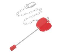 CIMAXIC Bird Treat Skewer Parrot Fruit Vegetable Holder Parrot Foraging Toy Feeder Small Animal Treat Tool Red Apple Chain