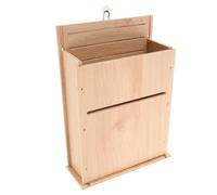 CIMAXIC Box Bat Shelter Wooden Bat House for Outdoor Use Easy Installation Weather Resistant for Backyard and Garden Multi Functional