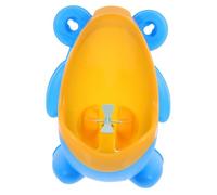 CIMAXIC Boy Training Urinal Portable Pee Potty for Boys Toilet Potty Flush Urinal Adorable Green Plane Frog Easy Clean Random Style