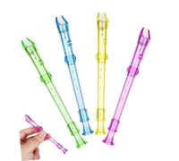CIMAXIC Boys and Girls Musical Instruments 4pcs Mini Clarinet Children's Flute Safe Plastic Perfect for Beginners Random Color