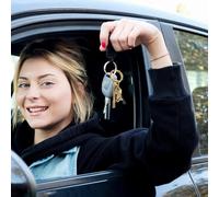 CIMAXIC Brass Monkey Keychain with Polished Detailing Luck Ornament for Car Handbag Backpack Zodiac Monkey Pendant Creative Animal Charm Accessory