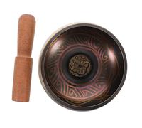 CIMAXIC Buddhist Singing Bowl Set Meditation Music Bowl with Wooden Mallet Style for Relaxation and