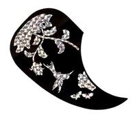 CIMAXIC Butterfly Guitar Pickguard for Acoustic Self-adhesive Decorative Pickguard Craftsmanship