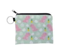 CIMAXIC Cartoon Dinosaur Change Purse for Women, Small Polyester Coin Wallet with Unique Design and Compact Size, for Daily Use and Organising Personal Small Items