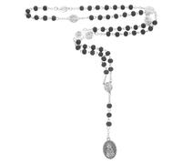 CIMAXIC Catholic Rosary Prayer Beads Necklace Small Beaded Chain Tiny Beaded Necklace for Religious Devotion and Daily Wear