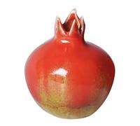 CIMAXIC Ceramic Pomegranate Vase Flower Arranging Vase Tabletop 3.26x2.67x2.67 in Ceramic Artistic Unique Design Versatile Decoration for Occasions