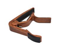 CIMAXIC Change Tune Clamp for Guitar Ukulele Violin Bass Key Trigger Capo Wood Construction Easy to Reposition
