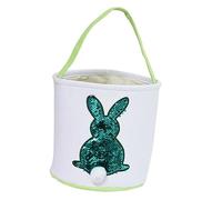 CIMAXIC Classic Easter Bucket Candy Basket Portable Snack Ie Easter Egg Container