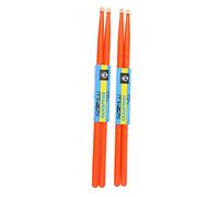 CIMAXIC Colorful Maple Drumsticks 5a Orange 4pcs Percussion Instruments Sticks for Drumming Practice and Performance