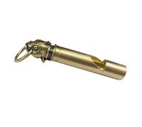 CIMAXIC Copper Whistle Keychain Portable Outdoor Whistle for Travel