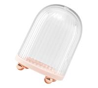 CIMAXIC Cosmetic Storage Case Makeup Sponge Holder 3.73x2.63x2.63in Space-saving Lightweight Design for Women and Home Use