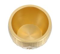 CIMAXIC Creative Feng Shui Offering Bowl Brass Decor Sturdy and Stable Flat Bottom for Desktop Use, Simple Appearance Design and Practicality in Office Or Home Settings