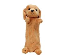 CIMAXIC Cute Kawaii Pencil Case for Boys Plush Makeup Bag Adorable Puppy Design Pencil Holder Organizer for School 23x7x3cm/9.1x2.8x1.2in