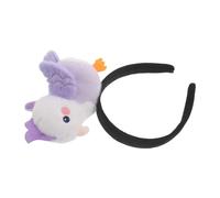 CIMAXIC Cute Purple Plush Parrot Hair Headband and Adults, High Elasticity Cloth Material, Versatile Dressup Accessory for Birthday Party and Face Washing