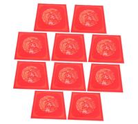 CIMAXIC Decor 20 Sheets of Blank Fu Character Rice Paper for Spring Festival Celebrations