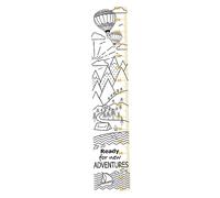 CIMAXIC Decorative Wall Sticker Set 30x151cm Boys and Girls Height Sticker PVC Wall Decal for Bedroom