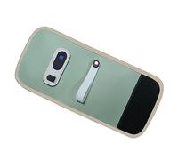 CIMAXIC Digital Display Bottle Cover Portable Travel Water Bottle Warmer Bag Green Data Cable Switch Random Color