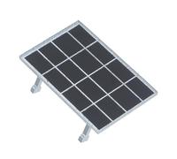 CIMAXIC Dollhouse Accessories, Faux Miniature Solar Panel, Micro Landscape Solar Panel Model for Architectural Sand Table DIY Landscape, Fairy Garden Decor(Horizontal)