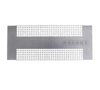 CIMAXIC Double Row Mesh Ruler Diamond Picture Tool Silver Steel Point Drill Ruler Flexible to Use Easy to Clean for Hand-Made Diamond Pictures at Home DIY Crafting