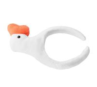 CIMAXIC Duck Headband Smooth Surface and Not Easy to Fall off Features White Made of Soft Fabrics Cute for Women for Cosplay and Masquerade Accessories