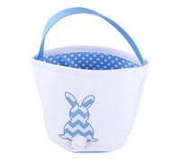 CIMAXIC Easter Bunny Candy Basket Handheld Storage Basket Easter Egg Holder Classic Cloth Art Bag