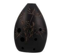 CIMAXIC Eight Hole Ceramic Ocarina for Garden Outdoor Musical Instrument for Adults and Kids Beginner Friendly