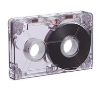 CIMAXIC Empty Music Cassette Tape: 60 Minutes Recording Clear Blank Cassette Tape for Playback Speech Music Messages Recording Supplies