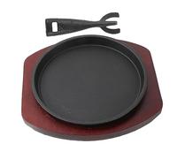 CIMAXIC Essential Non-stick Fry Pan Heavy Duty Roasting Grilling Pan for Steak Cooking Random