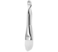 CIMAXIC Facial Mask Brush Set for Women with Soft Nylon Bristles and Aluminum Handle, Compact Dual-ended Applicator Featuring Cream Spoon for Even Application at Home Or Trips