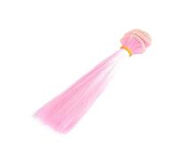 CIMAXIC Fantasy Straight Hair Wig Hairpiece for Dolls 15cm 5 Pcs Synthetic Fiber Diy Doll Wig Heat Resistant