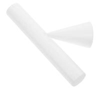 CIMAXIC Foam Cake Model Castle Turret 2cm Diameter X 12cm Height Decorative Cake Dummy for Baking Crafts and Party Decorations White Pillar Top