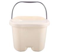 CIMAXIC Foot Soaking Bath Basin, Feet Bath Soaking Tubs with Massage Granules, White Plastic SPA Basin for Getting The Dead/Old Skin Off Your