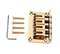 CIMAXIC Ga906 Vintage Style Bass Guitar Bridge 4 String 4 Screws Metal Construction Perfect Tone