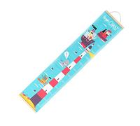 CIMAXIC Girls Height Wall Chart Growth Chart Lighthouse Design Oil Canvas Decor Wooden Hanger