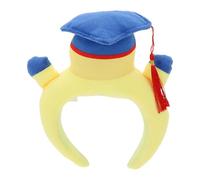 CIMAXIC Grad Cap Headband: Graduation Season Doctor Bachelor Cap Hair Hoop with Tassel - Academic Headwear Headdress for College Ceremony Decoration