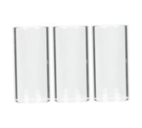 CIMAXIC Guitar Finger Sleeves 3 Pack Glass Finger Protectors Guitar Accessories Pain Relief Reusable Small Lightweight for Guitarists