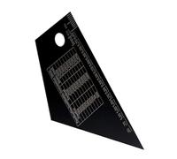 CIMAXIC Guitar Fret Rocker Tool Action Gauge Ruler Scale Ruler for String Height Luthier Kit