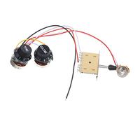CIMAXIC Guitar Potentiometer Harness Kit Complete Switch Knobs for Guitar Wiring
