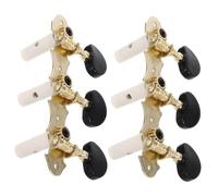 CIMAXIC Guitar Tuning Keys Set Acoustic Guitar Tuning Pegs Electric Guitar Knobs Black Universal Fit for Most Guitars