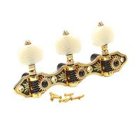 CIMAXIC Guitar Tuning Pegs Set of 3 Metal Tuning Buttons for Classical Folk Ukulele Acoustic Electric Guitars